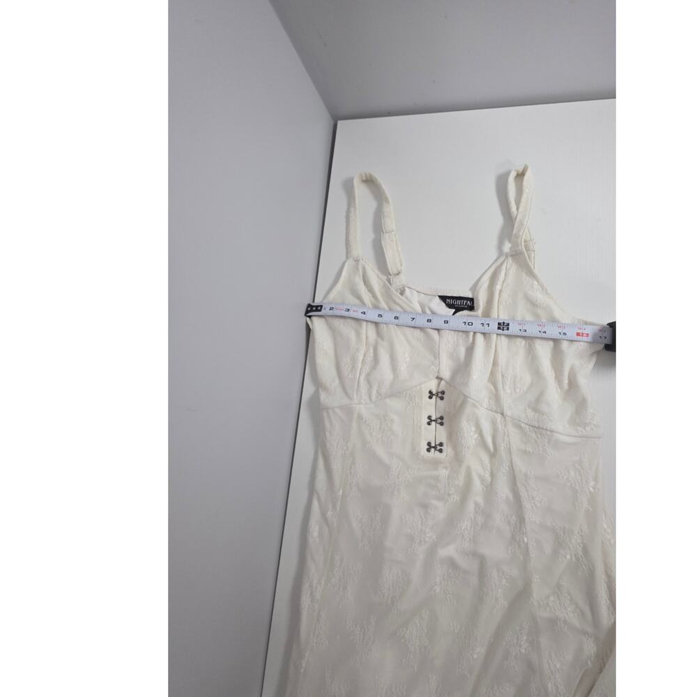 NWT Torrid Lace Maxi Dress Womens 1 White Tiered Boho Romantic Fairycore Plus - Picture 5 of 8